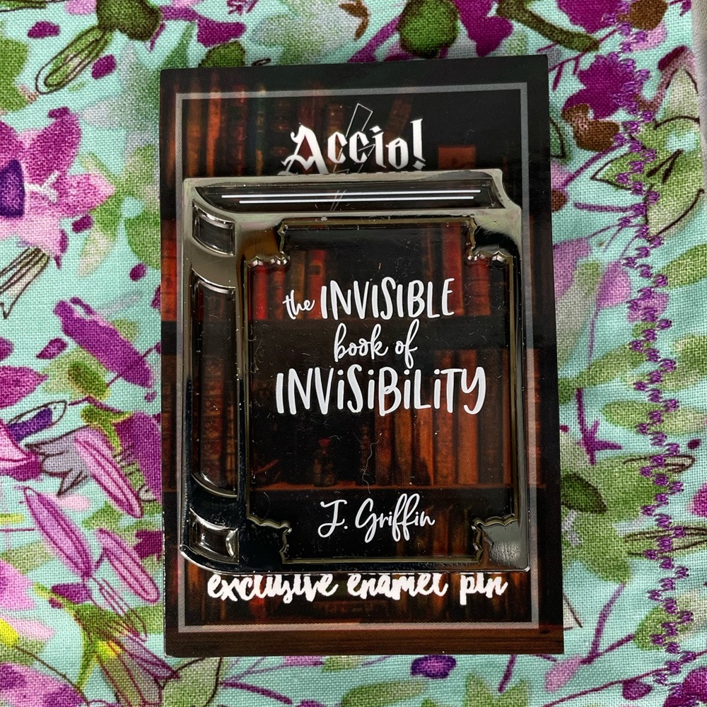 Invisible book of invisibility Pin | Harry Potter themed
